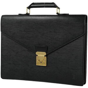 Louis Vuitton Servier Conseiller Briefcase Epi Noir Black